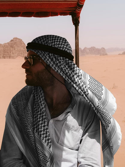 FREE SOLDIER Scarf Military Shemagh Tactical Desert Keffiyeh Head Neck Scarf Arab Wrap with Tassel for Men Women