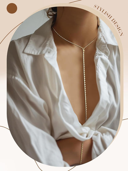 Landical 12 Pcs Gold Body Chains for Women Sexy Layered Belly Waist Bikini Bra Chain Women Summer Body Jewelry Sexy Beach Chains Jewelry Accessories