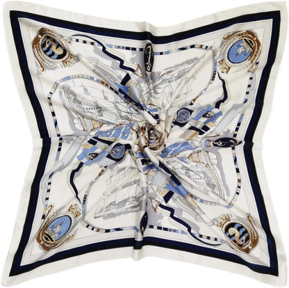 Julunar Silk like Head Scarf for Women - Satin Large Hair Scarves - 35" Square Silk Hair Wrap for Sleeping with Gift Packed