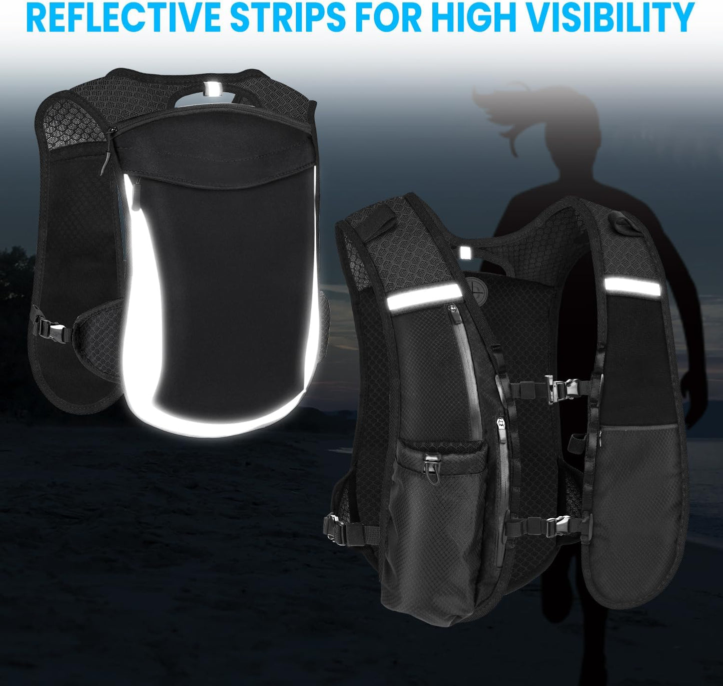 Water bladder compartment and leak-proof technology
