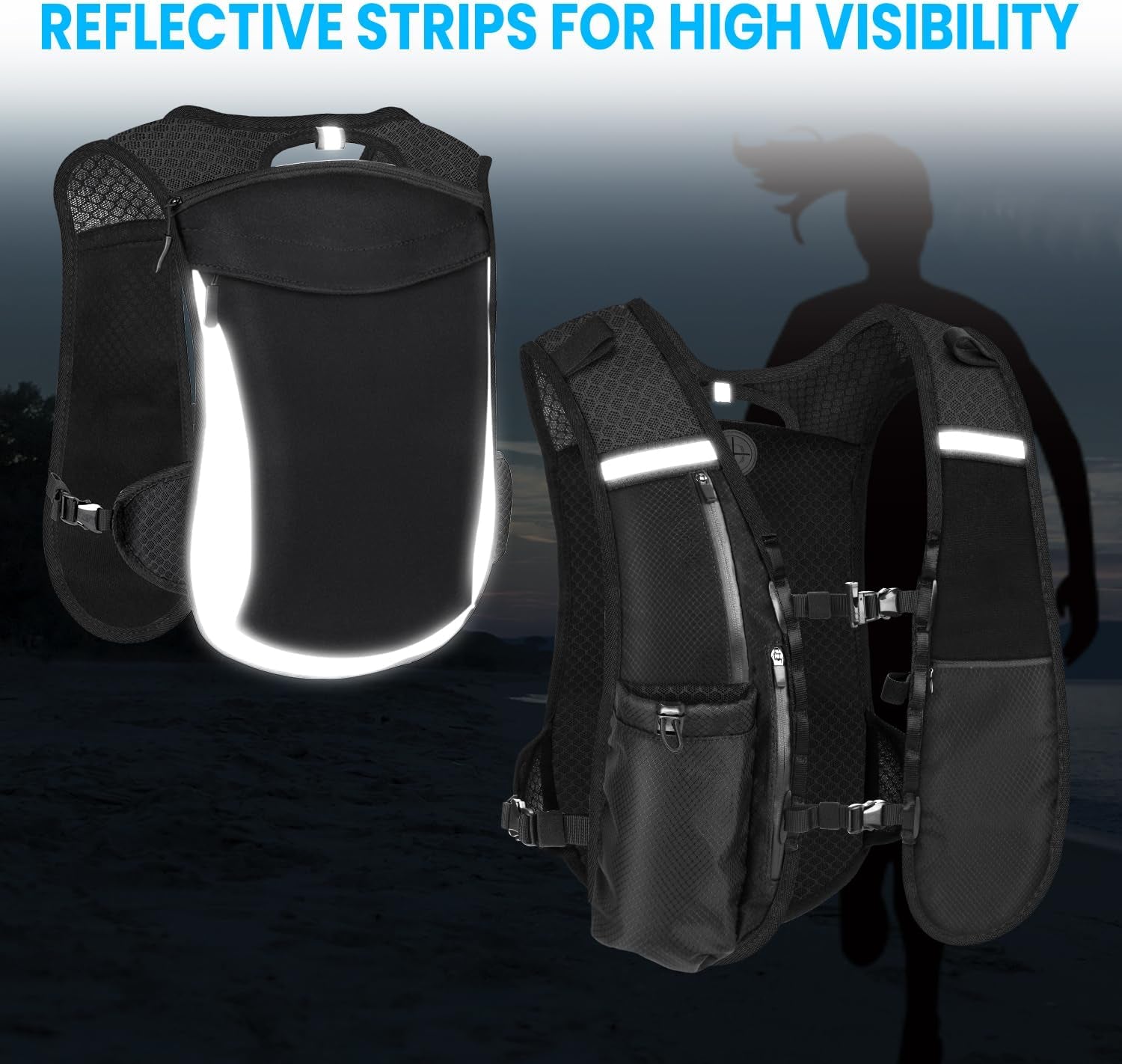 Water bladder compartment and leak-proof technology