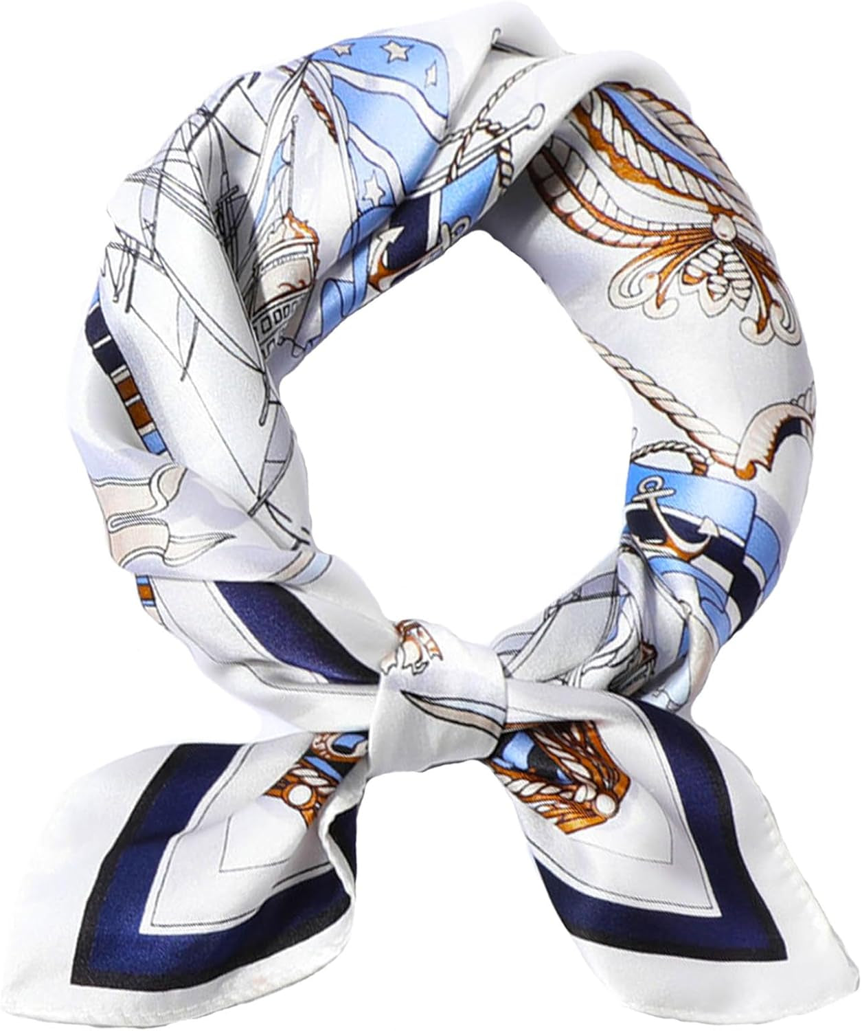 Neck Scarf for Womens Silky Head Scarves Hair Bandanas Square Scarf Fashion Accessories Lightweight