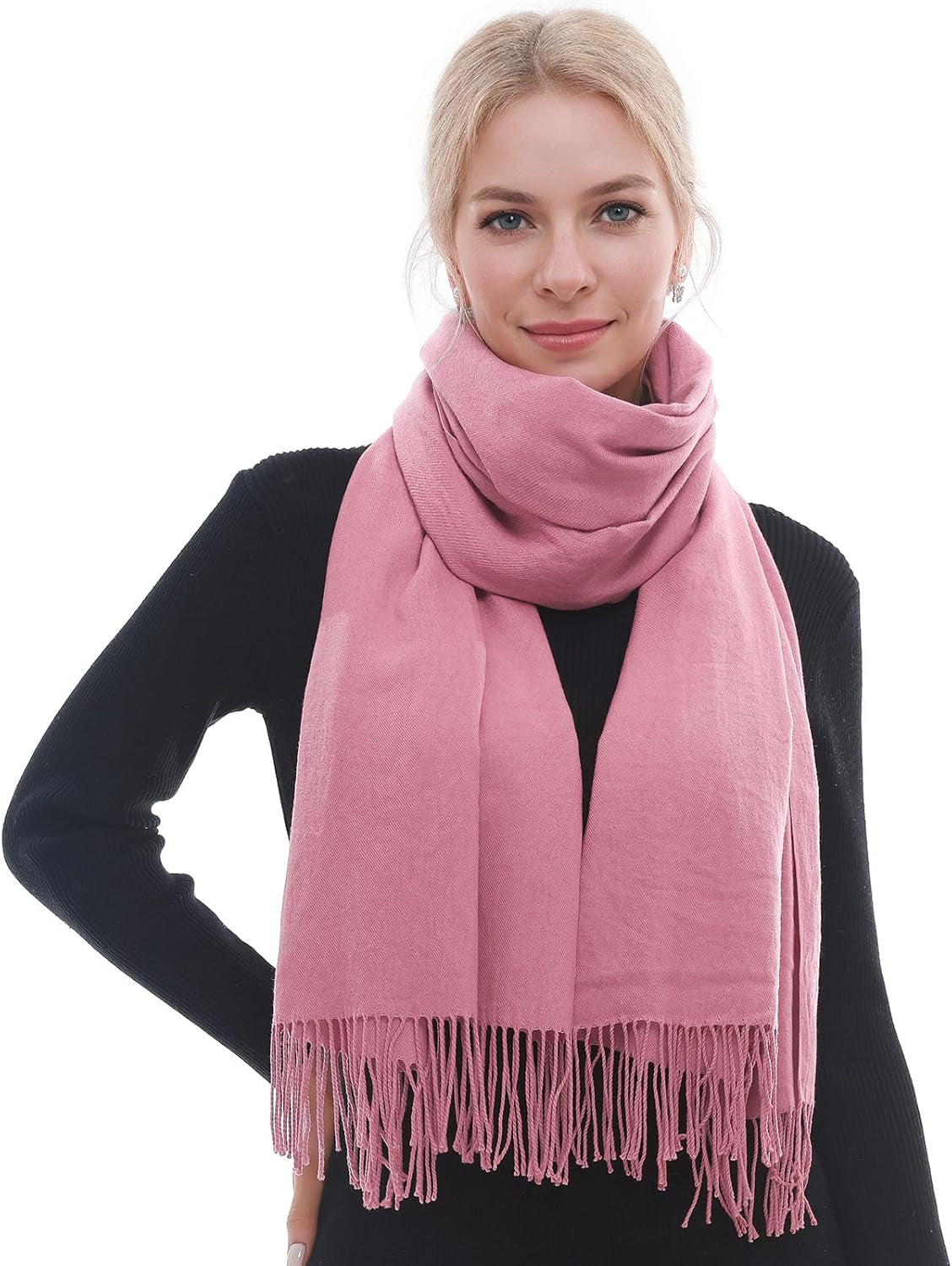 RIIQIICHY Scarf for Women Scarves and Wraps Winter Warm Pashmina Shawl for Cold Weather