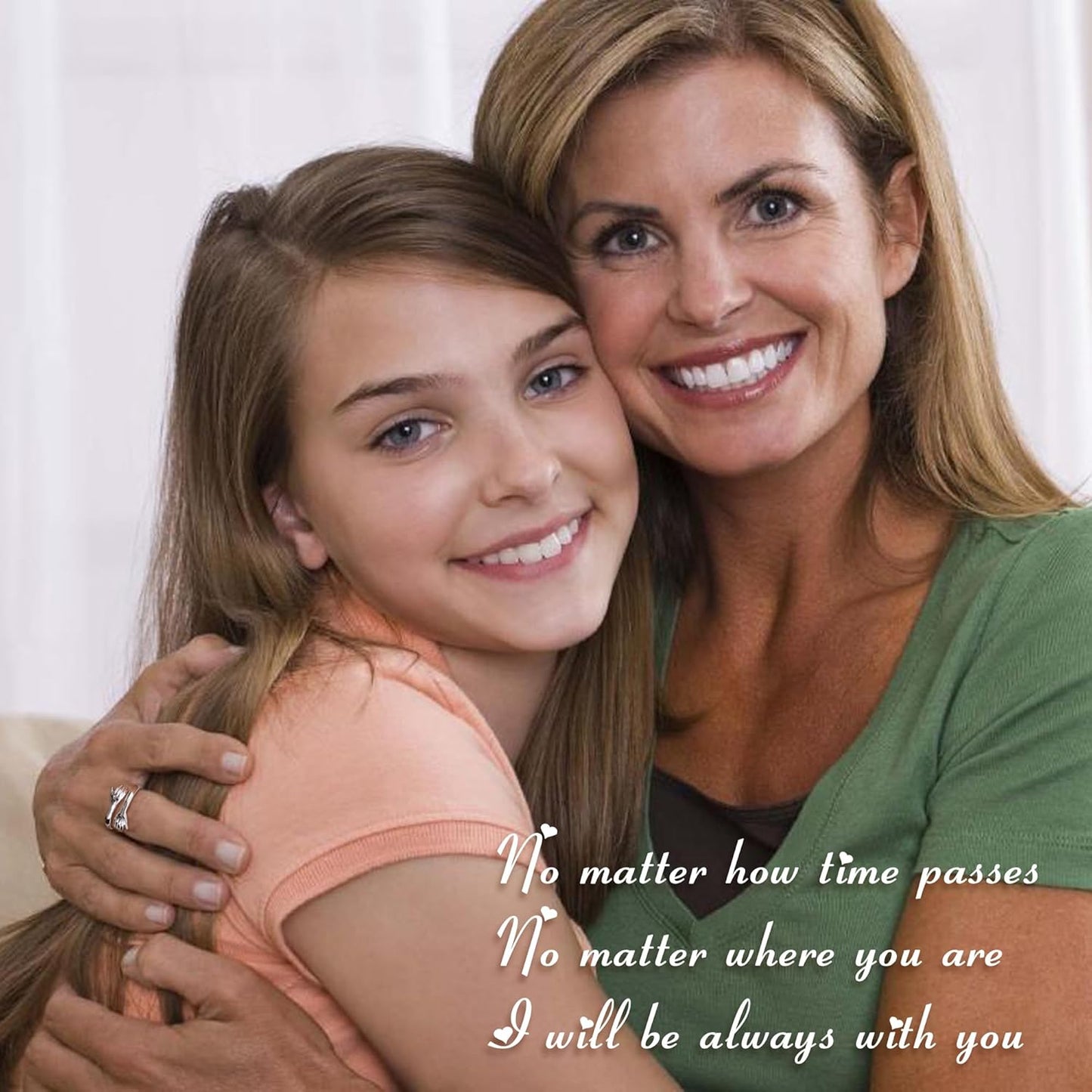 YADOCA 925 Sterling Silver Hug Ring for Women Men Adjustable Hugging Hands Open Love Promise Friendship Wedding Ring