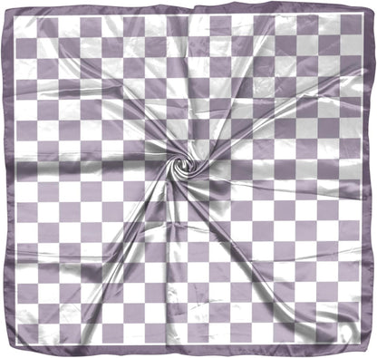 Scarf Silk Feeling Square Satin Head Hair Scarf Wrap 27.5 Inches Headwear Aesthetic Cute Decoration Women Girls