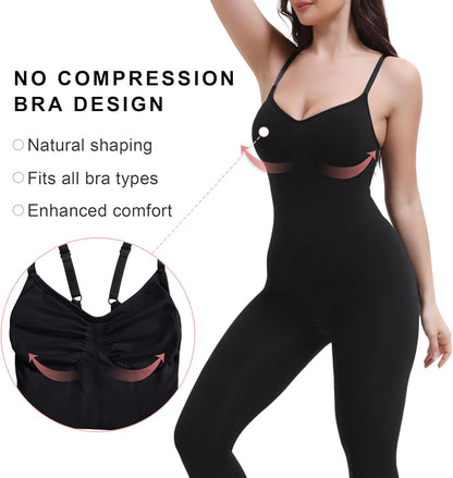 SHAPERX hourglass shapewear leggings back coverage and lift
