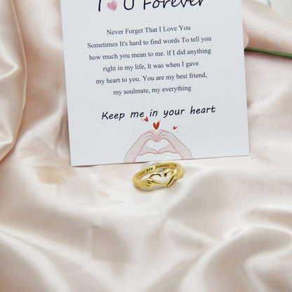 Adjustable Hand Heart Irish Claddagh Ring, Love Heart Claddagh Couple Ring Promise for Women, Heart Jewelry Valentine'S Day Rings Mothers Day Valentines Holiday Friends