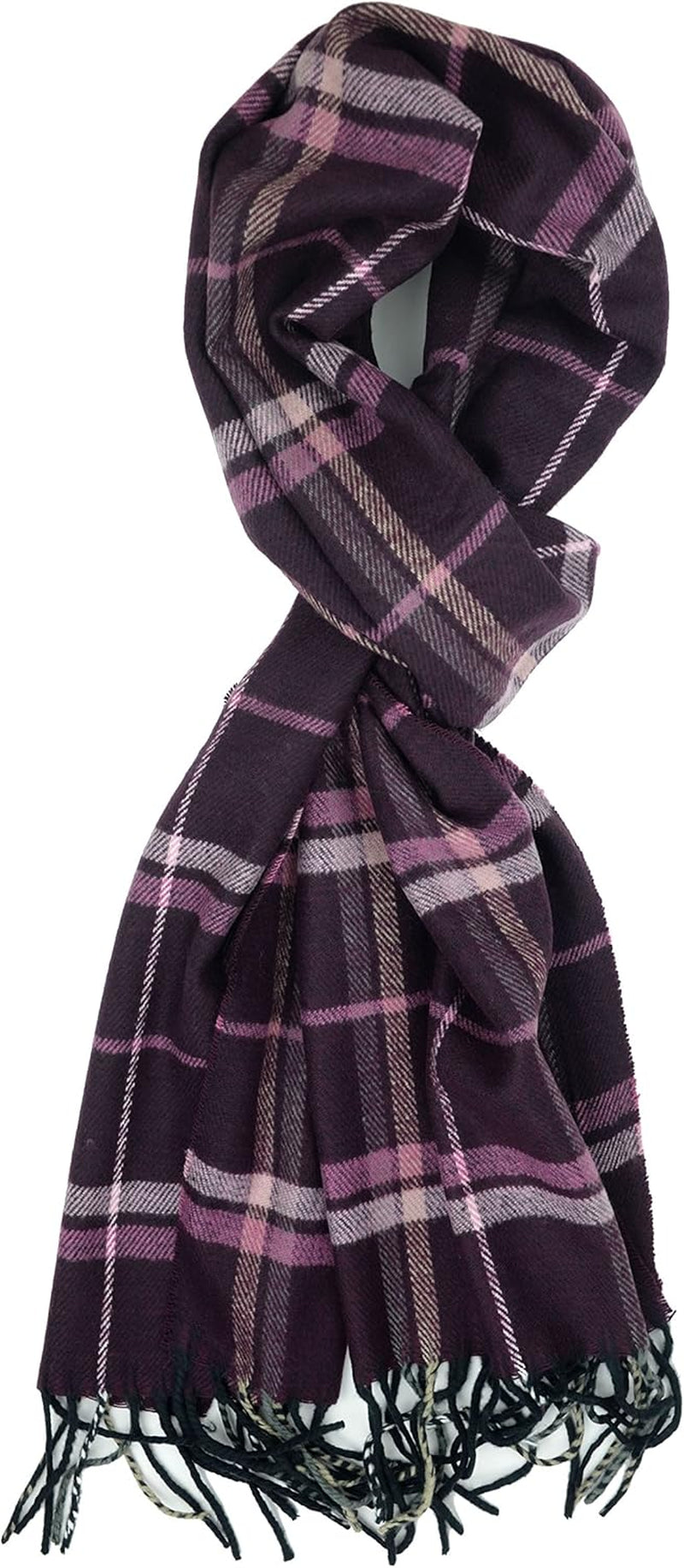 Plum Feathers Super Soft Luxurious Cashmere Feel Unisex for Men and Women Winter Scarf