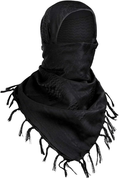 FREE SOLDIER Scarf Military Shemagh Tactical Desert Keffiyeh Head Neck Scarf Arab Wrap with Tassel for Men Women