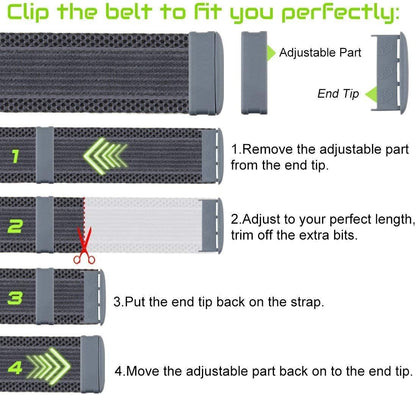 PYFK waist pack adjustable fit from 23.6 inches measurement