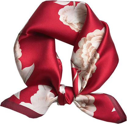 Neck Scarf for Womens Silky Head Scarves Hair Bandanas Square Scarf Fashion Accessories Lightweight