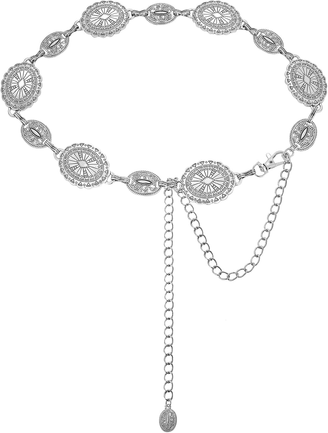 NEOREAL Metal Waist Chain Retro Fashion Body Belly Belt Gold Silver Belts Jewelry Accessories for Women Girls