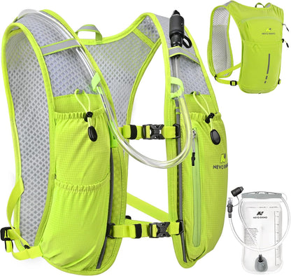 Back view of adjustable straps on women's running water vest