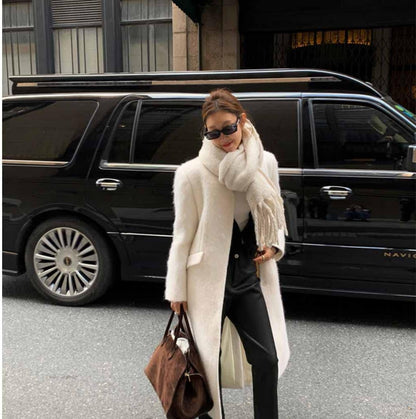 Large Chunky Scarf Oversized Fluffy Scarves Blanket Big Wool Thick Winter Warm