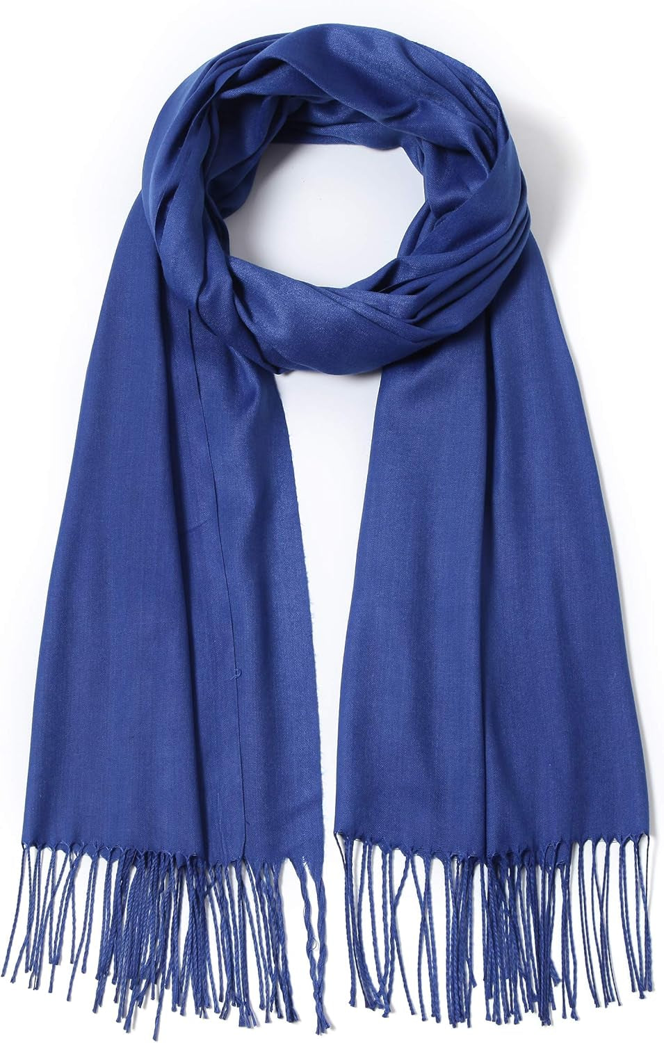 Cindy & Wendy Pashmina Shawls and Wraps Large Scarfs for Women Wedding Party Bridal Long Fashion Solid Shawl Wrap Fringes