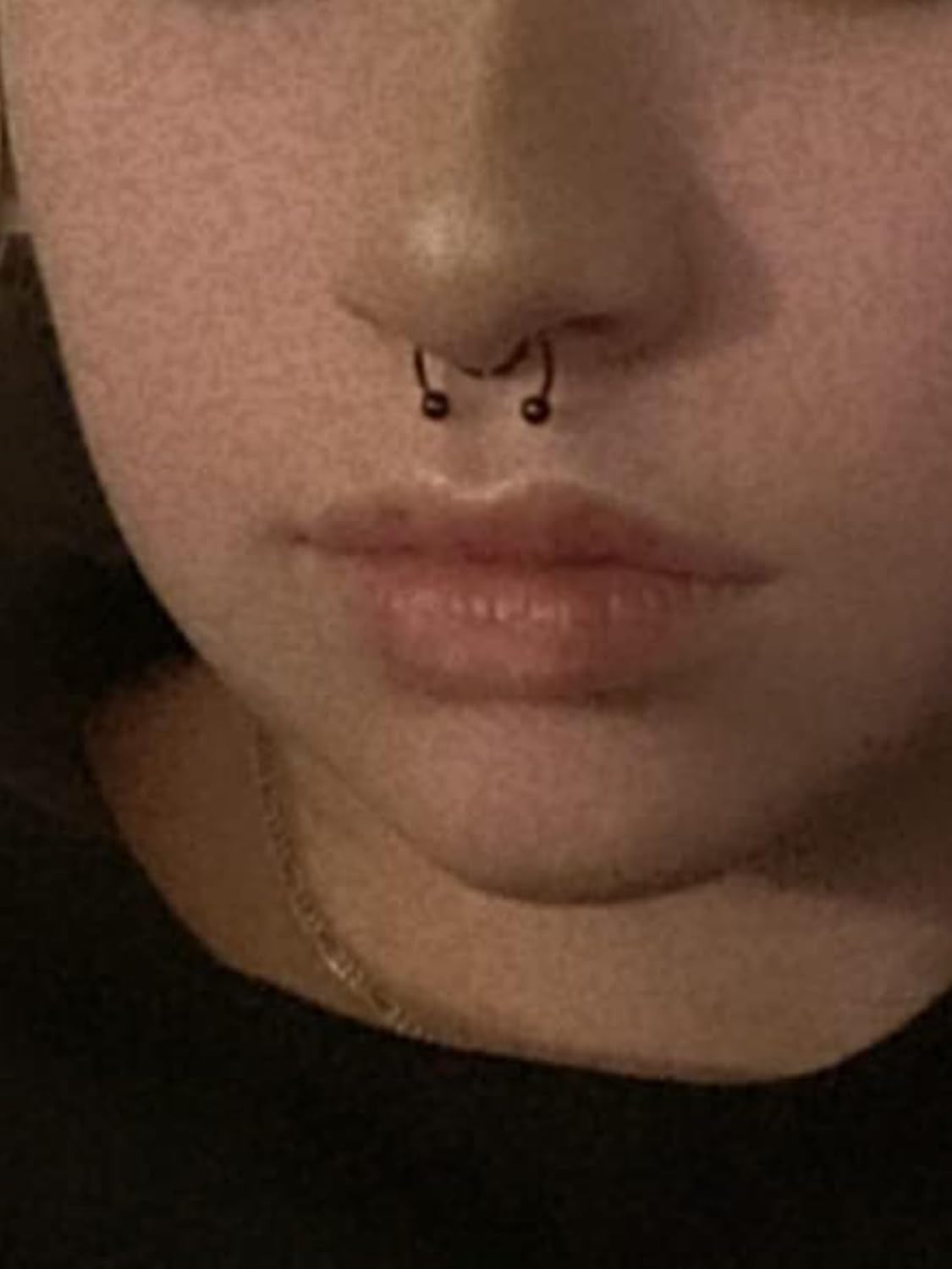 QWALIT Fake Septum Ring Fake Septum Piercing Faux Septum Nose Rings Fake Nose Ring Septum Fake Septum Nose Ring Clip on Septum Nose Ring Faux Septum Piercing Fake Septum Hoop Fake Septum Jewelry
