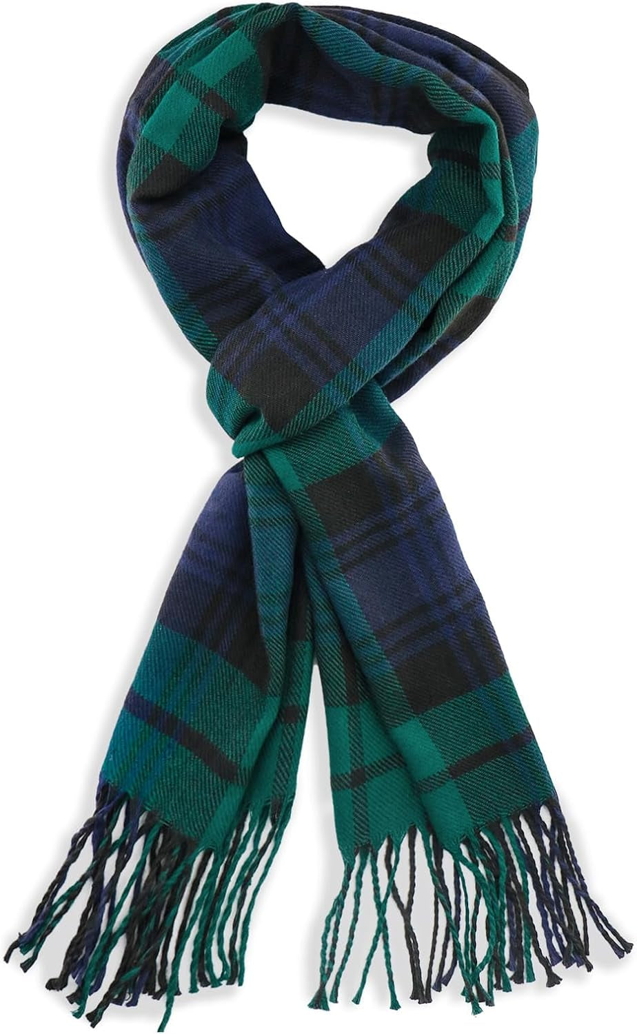 Vimate Plaid Scarf for Men Women Super Soft Classic Tartan Checkered Neck Scarves