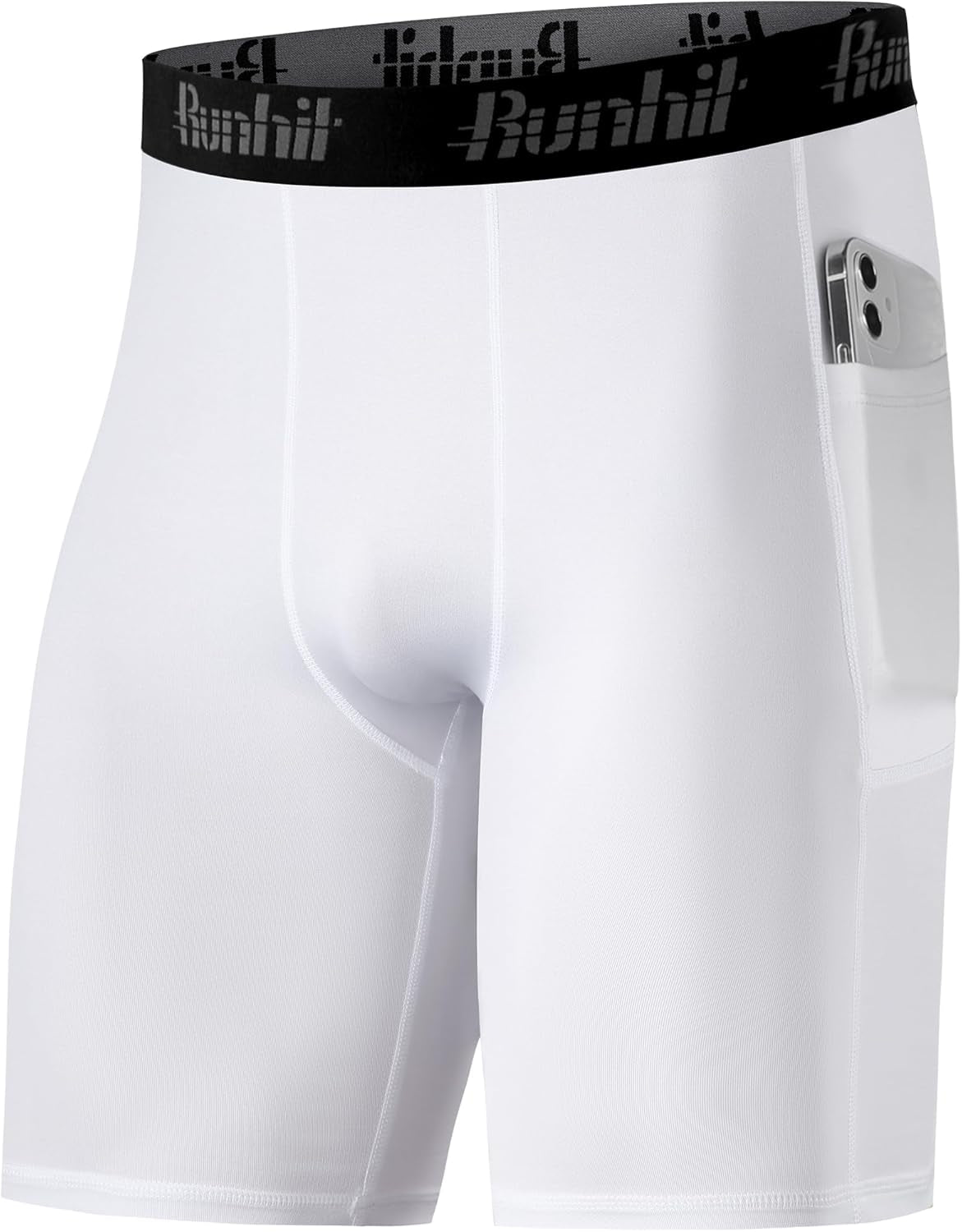 Runhit Compression Shorts Men Underwear Spandex Running Shorts Workout Athletic