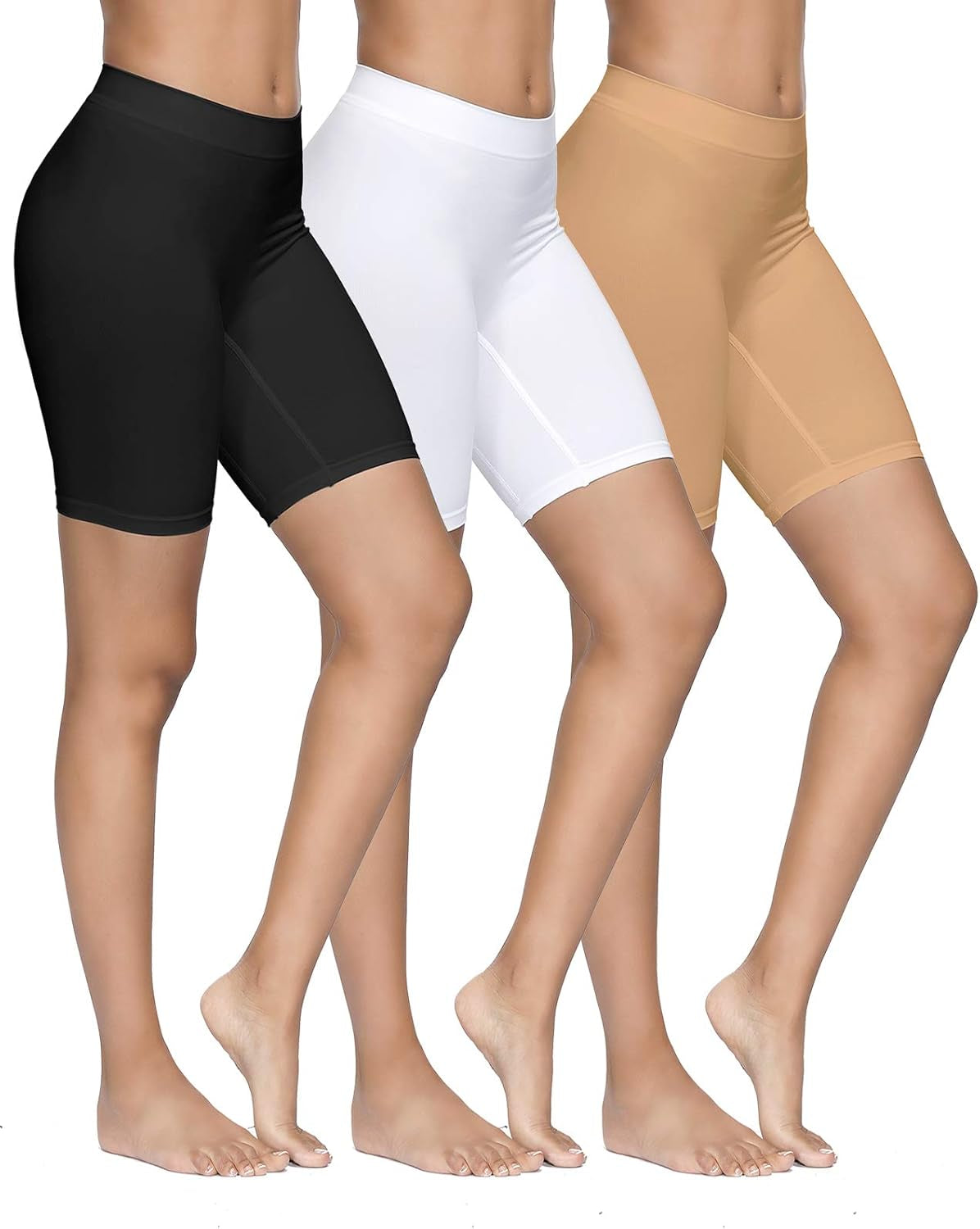 YADIFEN seamless slip shorts preventing chafing on thighs