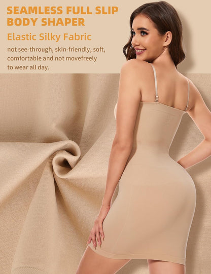 SLIMBELLE shapewear slip back coverage and support view