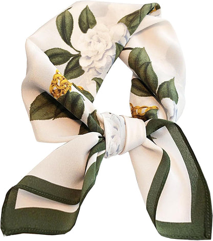 Neck Scarf for Womens Silky Head Scarves Hair Bandanas Square Scarf Fashion Accessories Lightweight