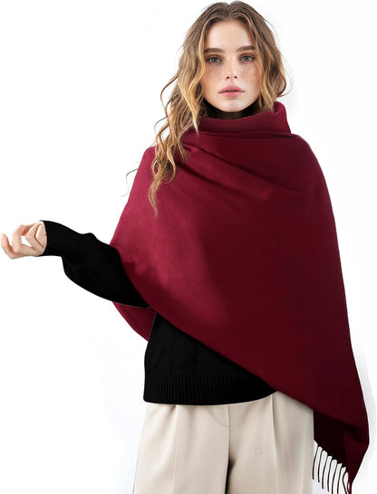 Premillow Scarfs for Women, Winter Scarf, Classic Pashmina Shawls and Wraps, Cashmere Feel Scarfs for Women, Long Scarves