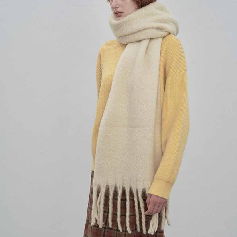 Women Chunky Scarf, Soft Warm Winter Scarf for Cold Weather, Christmas Blanket Scarves Pashmina Shawl Wrap