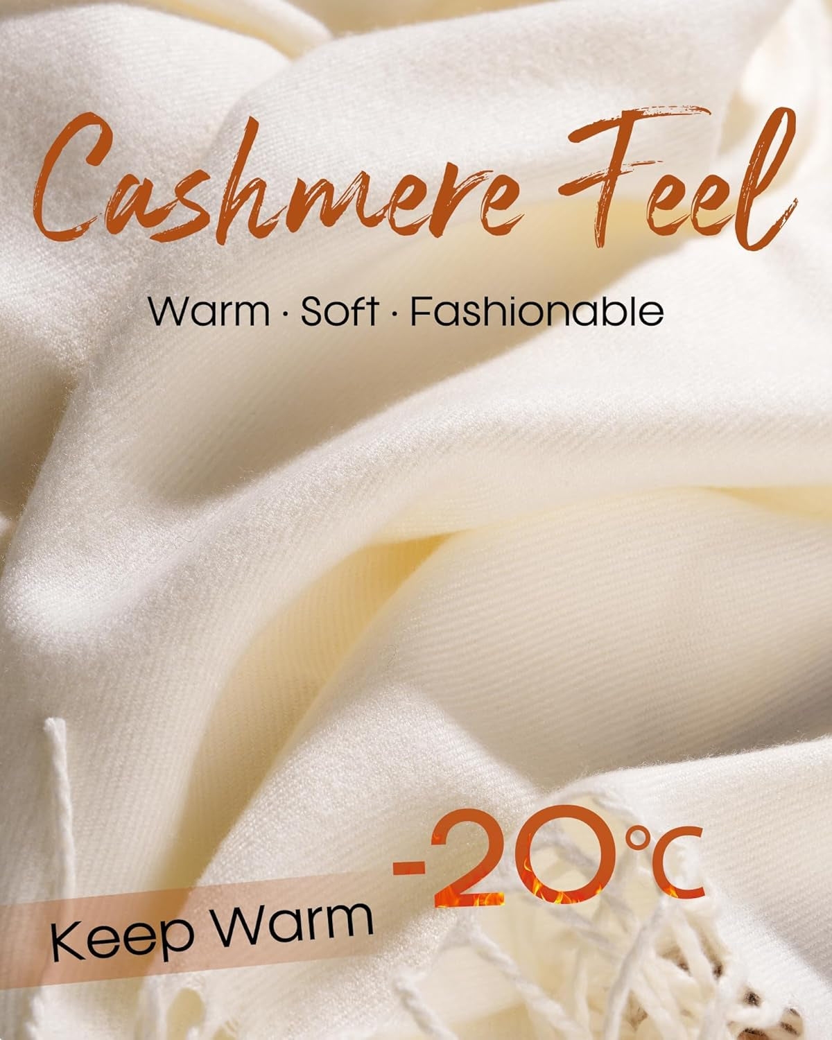 FURTALK Winter Scarf for Women Pashmina Shawl Wraps Soft Warm Fashion Blanket Scarves Gifts