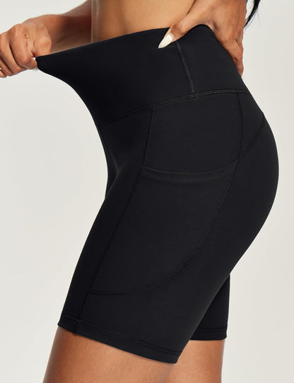IUGA shorts side view showing booty lift design