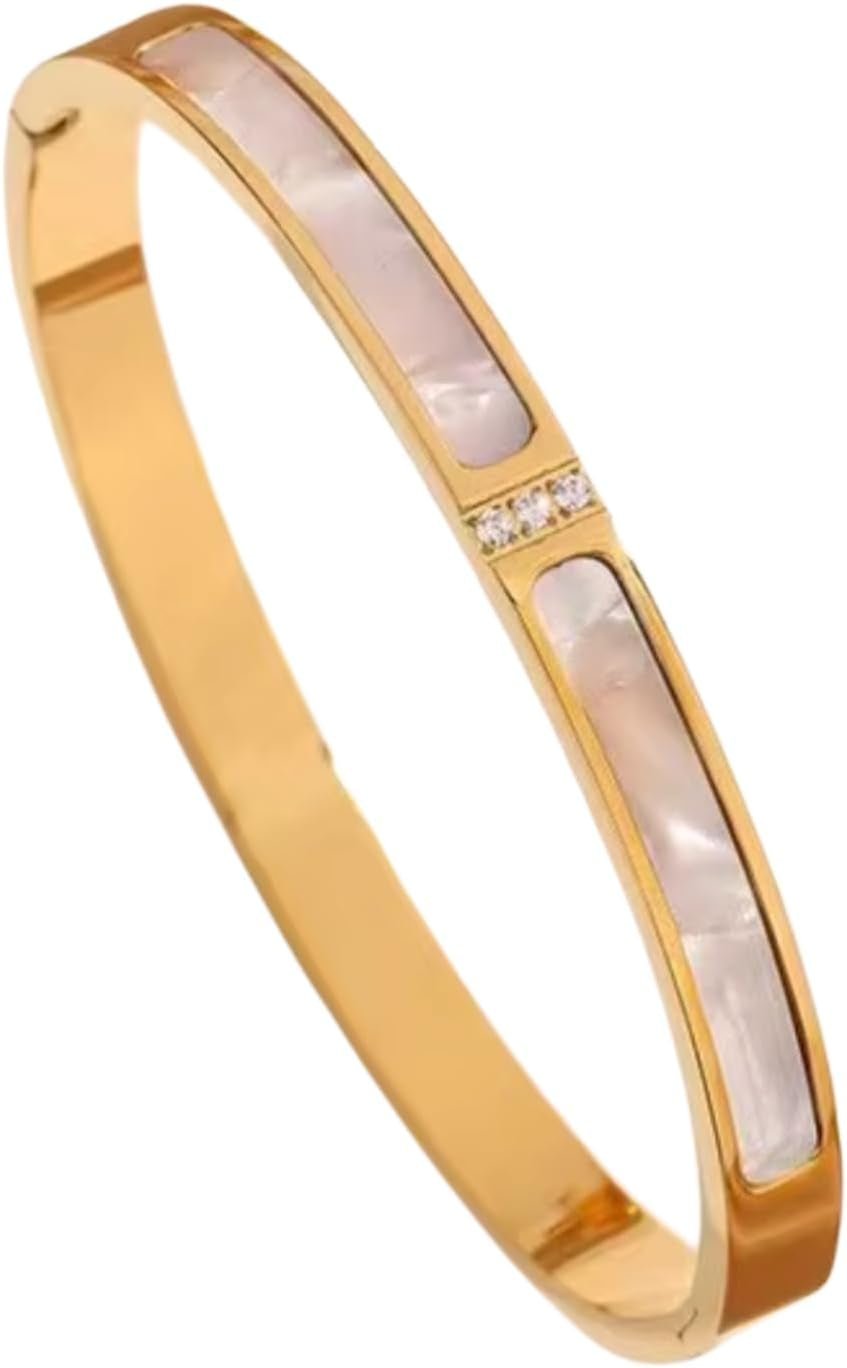 Elegant stackable love friendship bangle bracelets