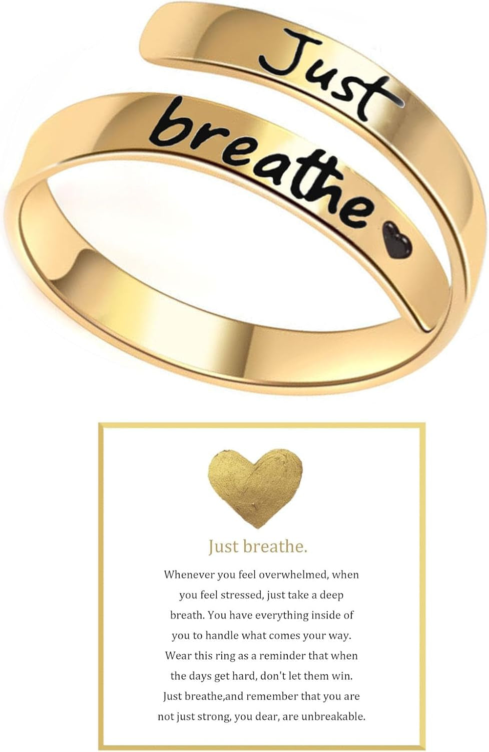 Just breathe ring sizing adjustment demonstration
