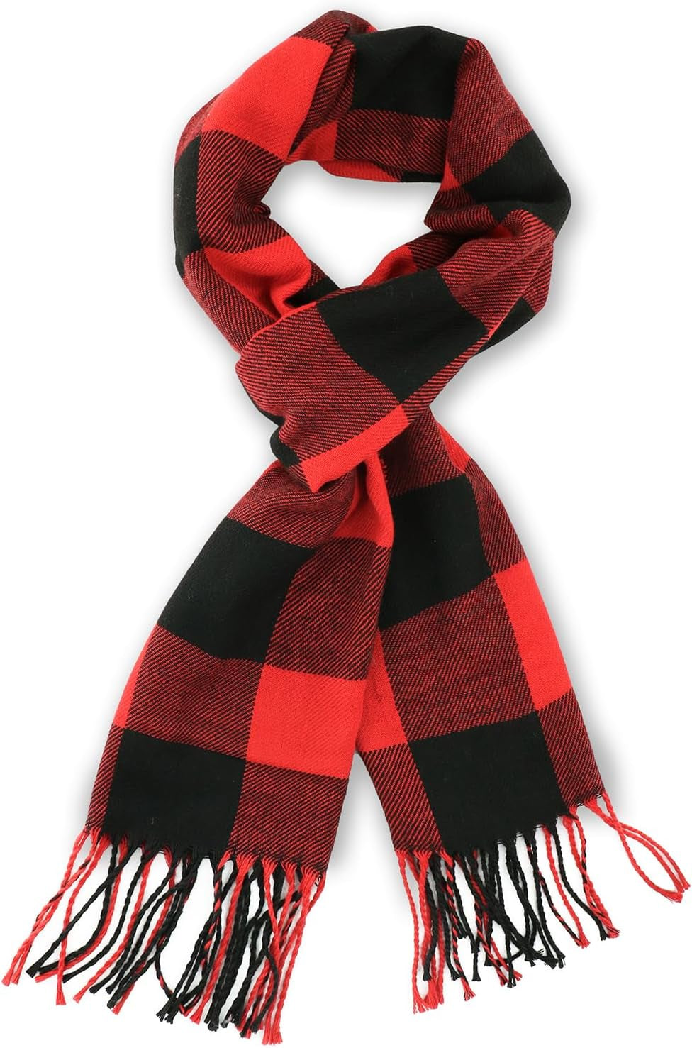 Vimate Plaid Scarf for Men Women Super Soft Classic Tartan Checkered Neck Scarves