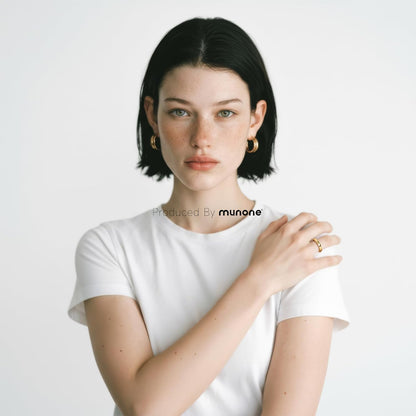 Eternal love twisted ring elegant design close-up