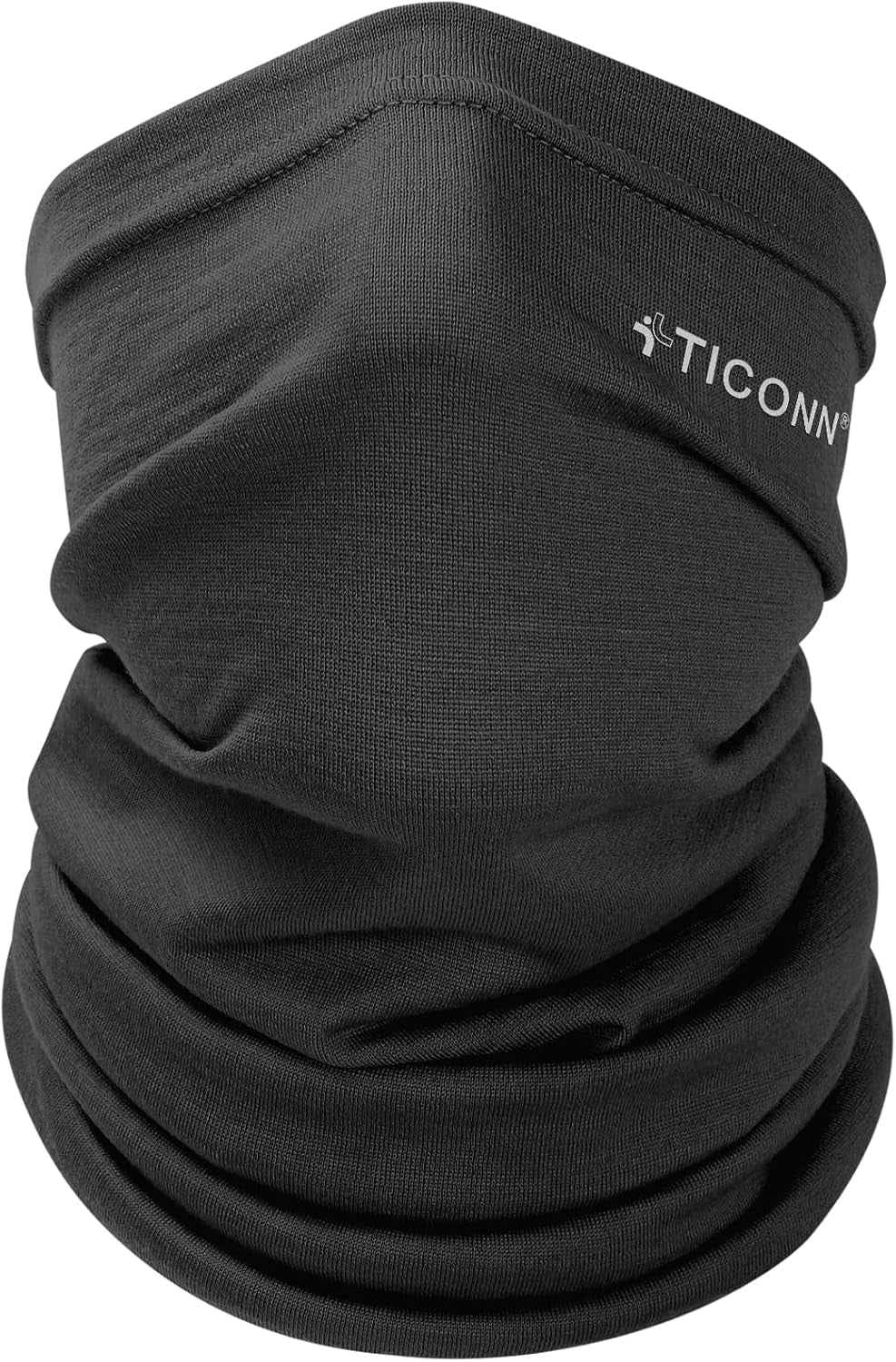 TICONN Neck Gaiter Face Cover Scarf, Breathable Sun & Wind-Proof for Skiing Fishing Hiking Cycling