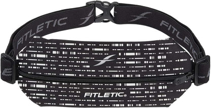 Fitletic Active Lifestyle Fanny Pack & Mini Sports Running Belt for Men & Women – Lightweight, Low Profile- Ultra-Soft Expandable Lycra Pouch - Fits All Phones – Inner Pocket