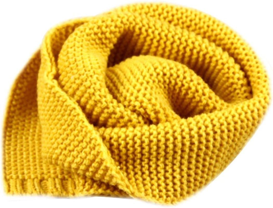 Dolores Kids Soft Knitted Scarf Fashion Solid Color Infant Toddler Warm Scarves Muffler Winter Wrap Shawl