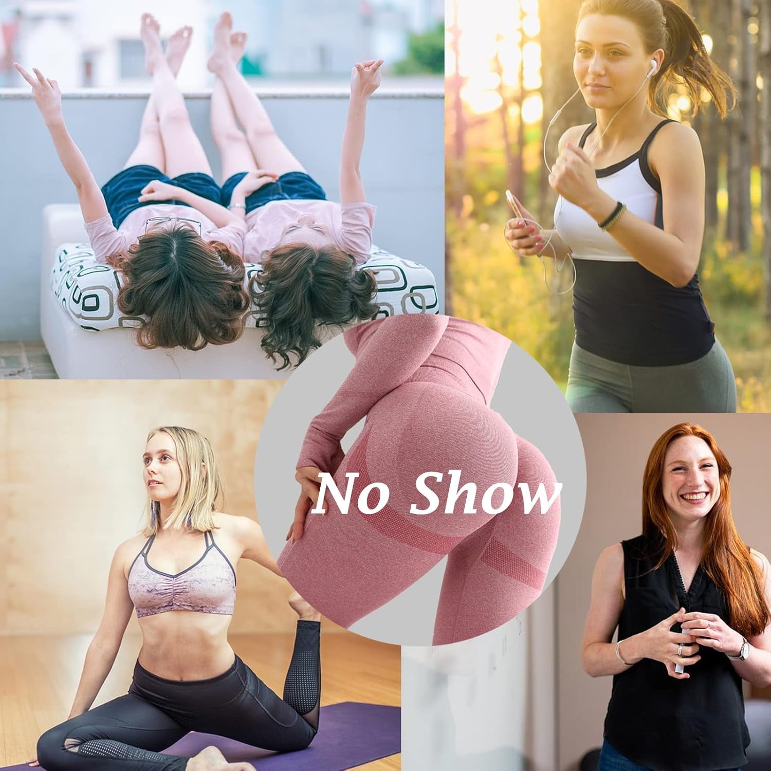 Seamless women's thong panties back coverage view