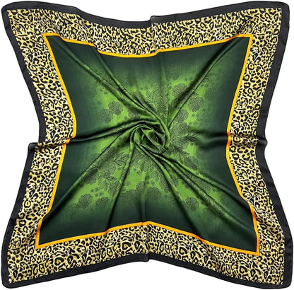 Julunar Silk like Head Scarf for Women - Satin Large Hair Scarves - 35" Square Silk Hair Wrap for Sleeping with Gift Packed