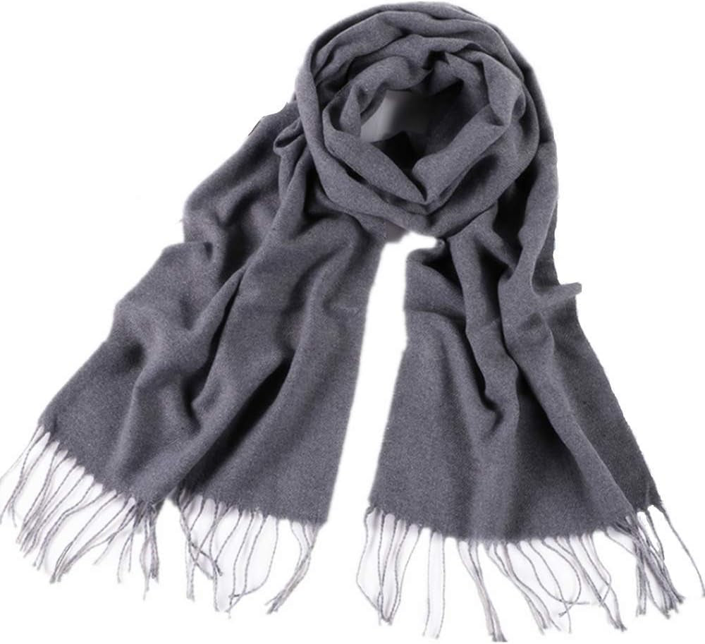 Men'S Scarves Classic Arrival Winter Plaid Scarf Tassel Edge Soft Warm Scarf