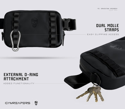 Waterproof 900D TPU polyester material texture of crossbody bag