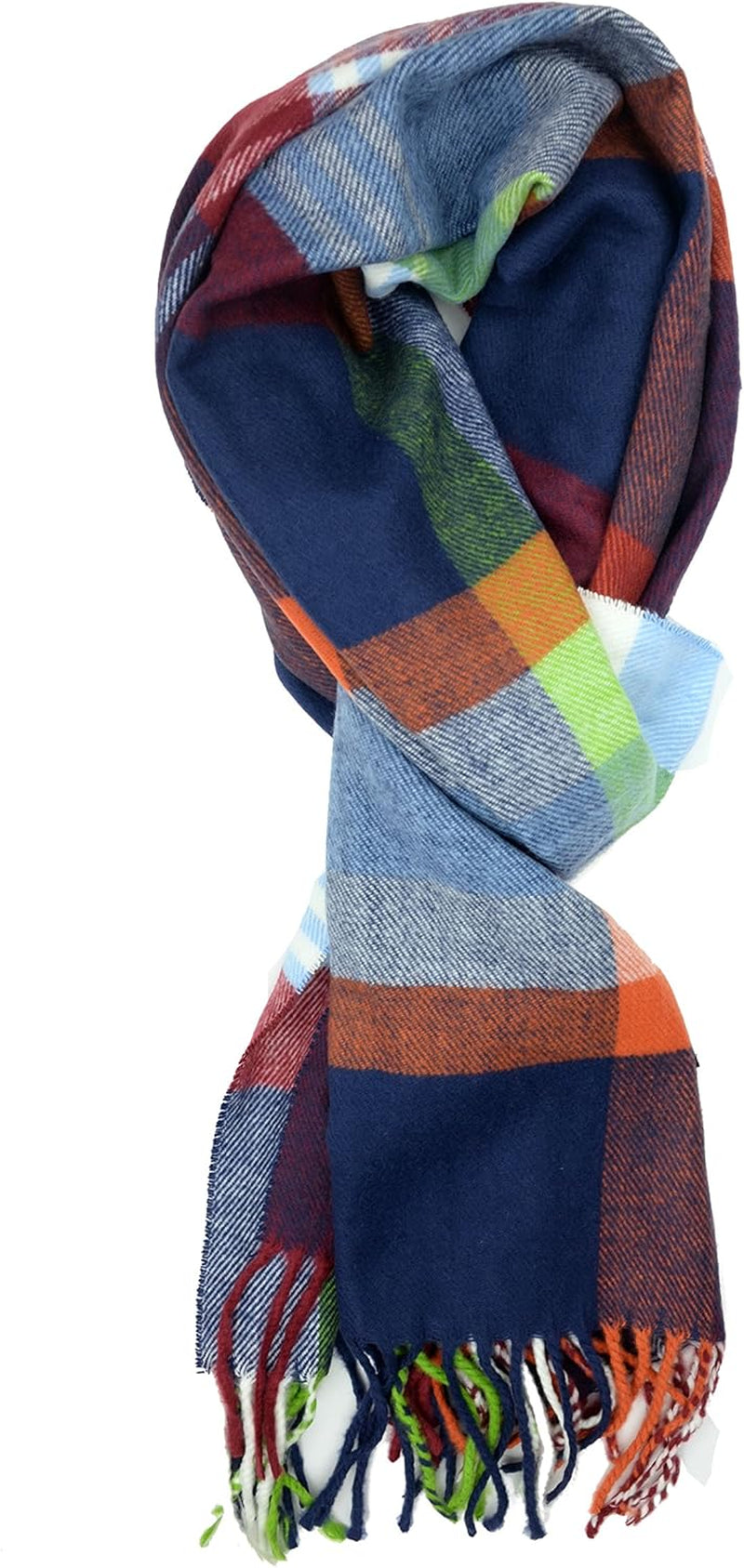 Plum Feathers Super Soft Luxurious Cashmere Feel Unisex for Men and Women Winter Scarf