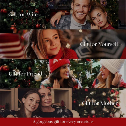 AGVANA Christmas Gifts Heart Birthstone Bracelets for Women Sterling Silver Genuine or Created Gemstone Tennis Bracelet Infinity Love Jewelry Anniversary Birthday Gifts for Wife Mom Women