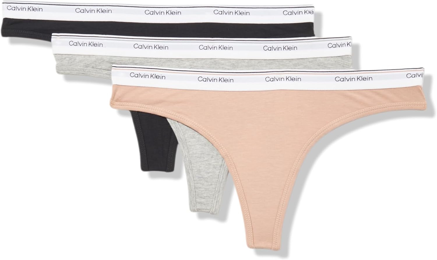 Calvin Klein women's thong back view T-shaped construction