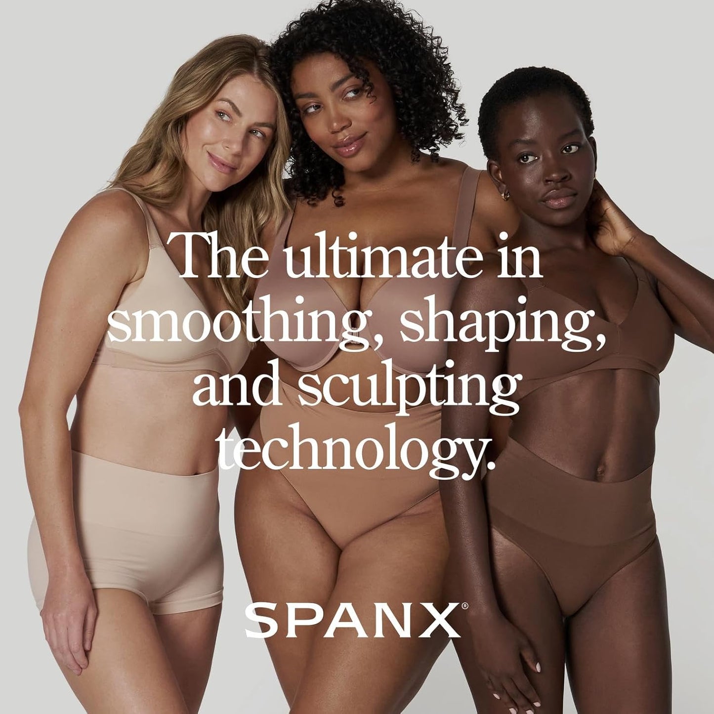 Spanxshape mid-thigh sheers with comfortable yarn technology