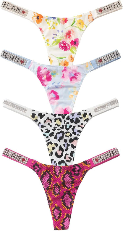 Premium cotton construction on Meshal women's g-string thongs