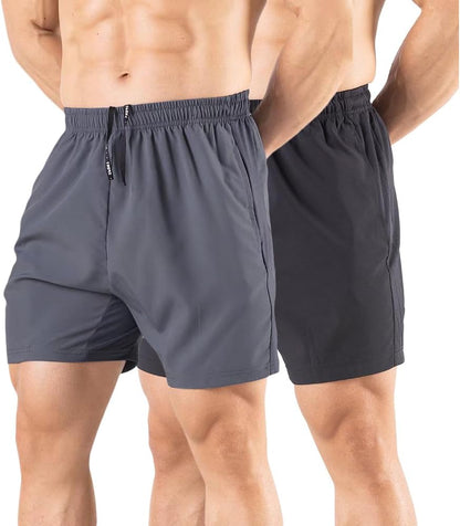 Men's quick-dry shorts perfect for gym training and everyday workouts