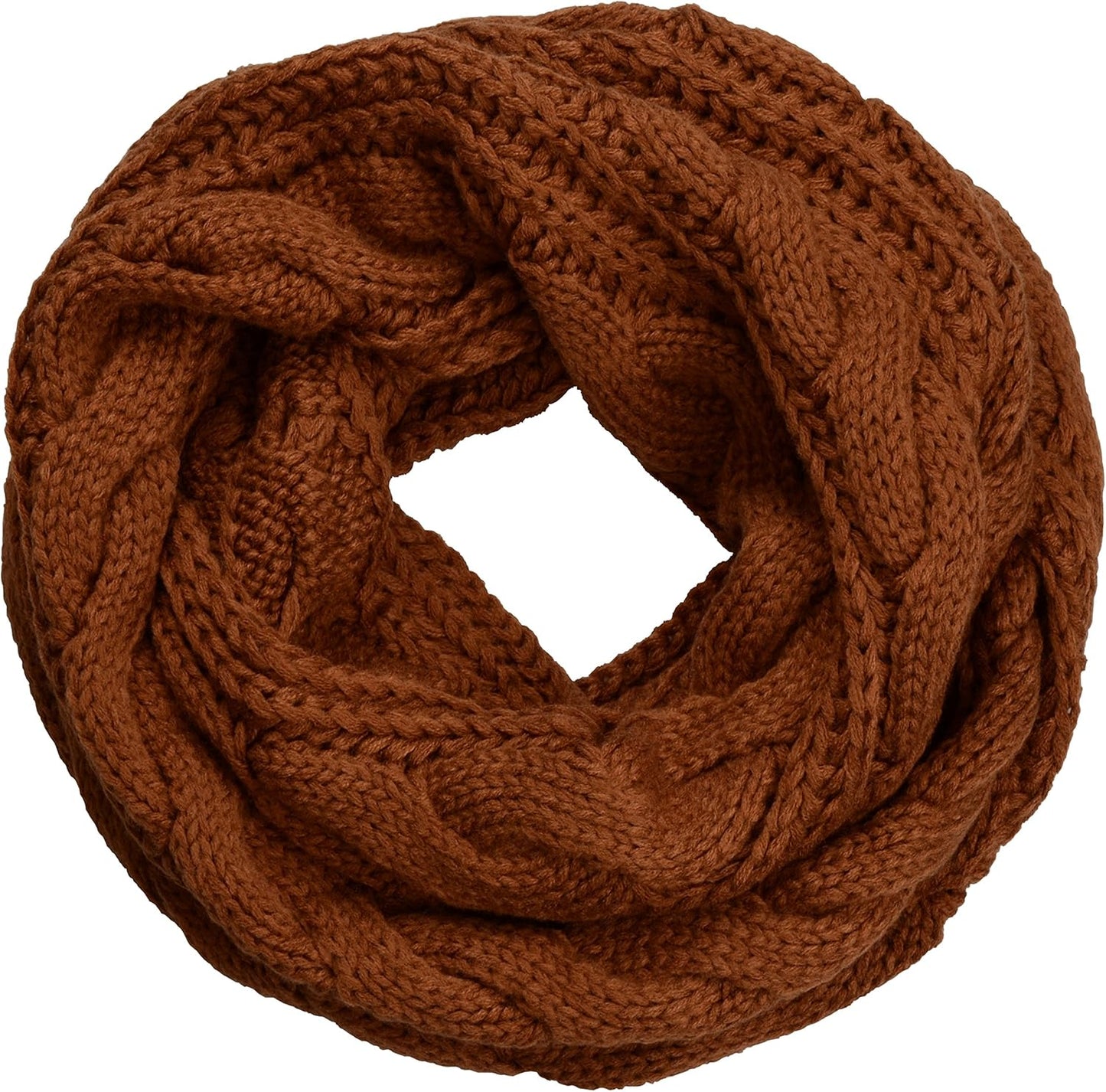 NEOSAN Womens Thick Ribbed Knit Winter Infinity Circle Loop Scarf