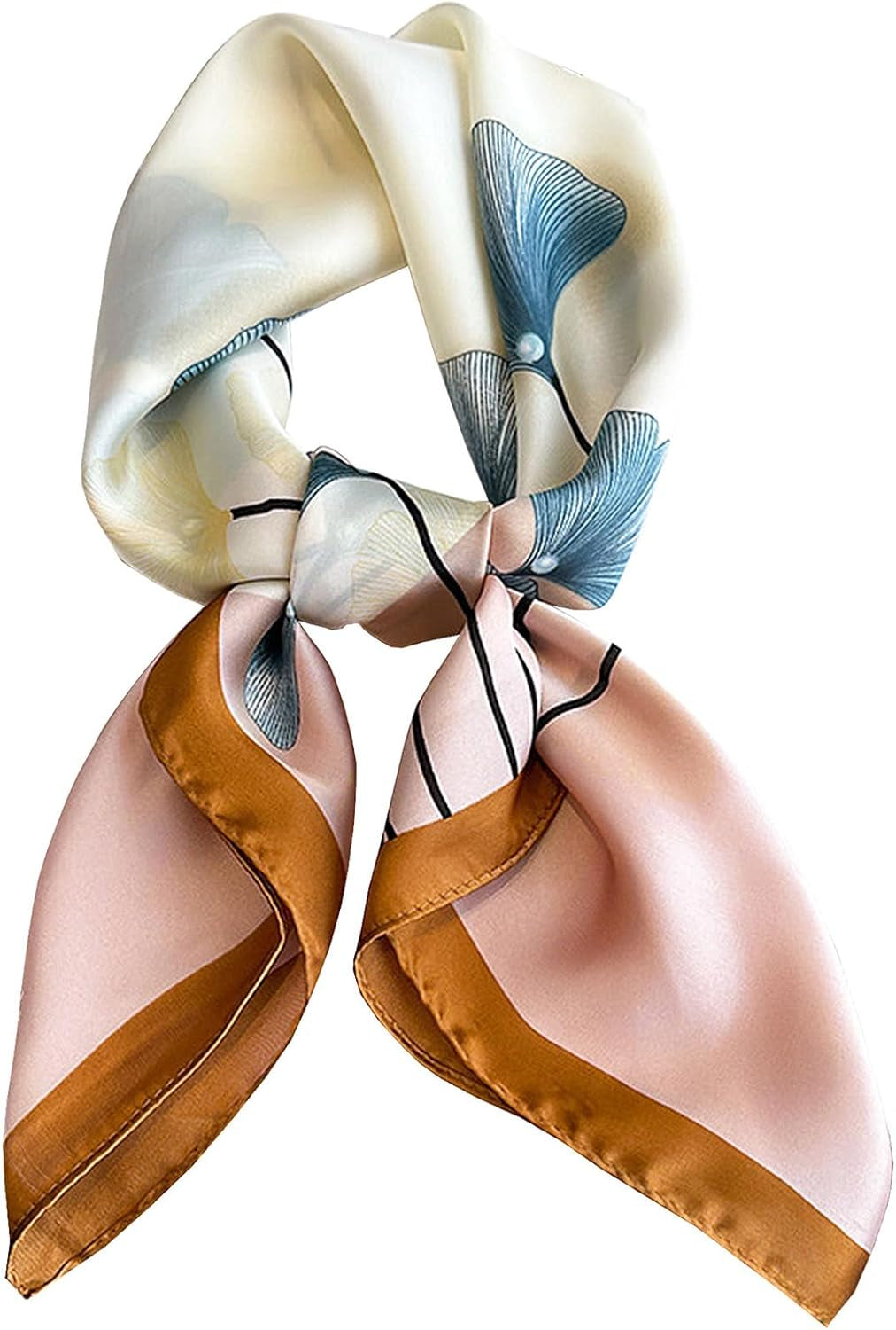 Neck Scarf for Womens Silky Head Scarves Hair Bandanas Square Scarf Fashion Accessories Lightweight