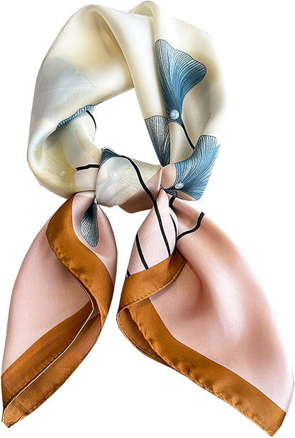 Neck Scarf for Womens Silky Head Scarves Hair Bandanas Square Scarf Fashion Accessories Lightweight