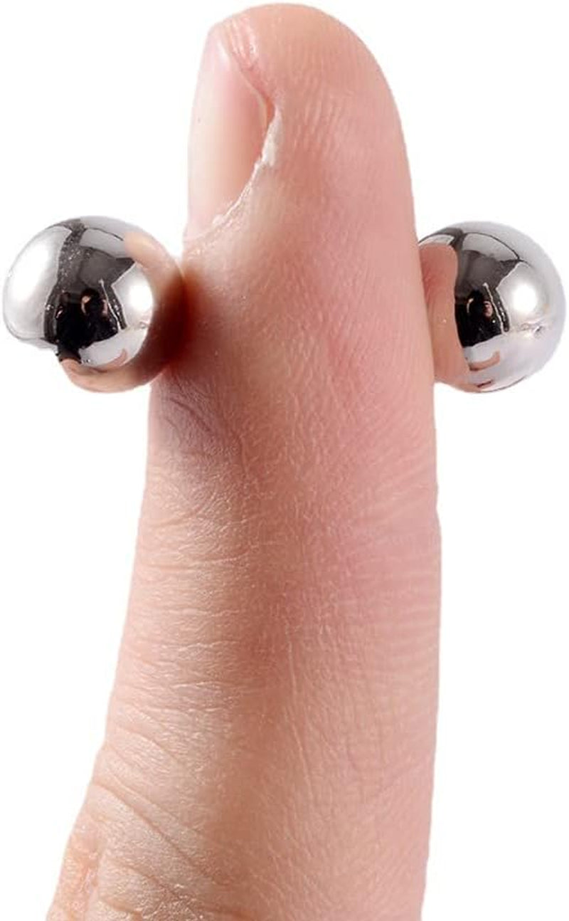 Magnetic Fake Piercing Jewelry – Non-Piercing Stainless Steel Body Jewelry for Ear, Nose, Lip, Nipple – for Adults Only – Not a Toy